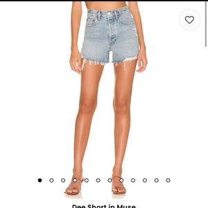 Agolde ‘Dee’ shorts, like new